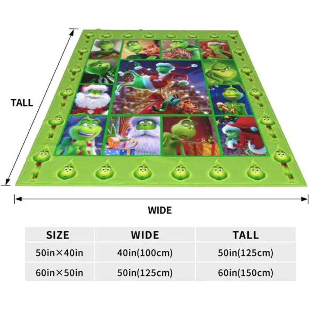 Blanket | Grinch Christmas Decoration Blanket for Christmas 50